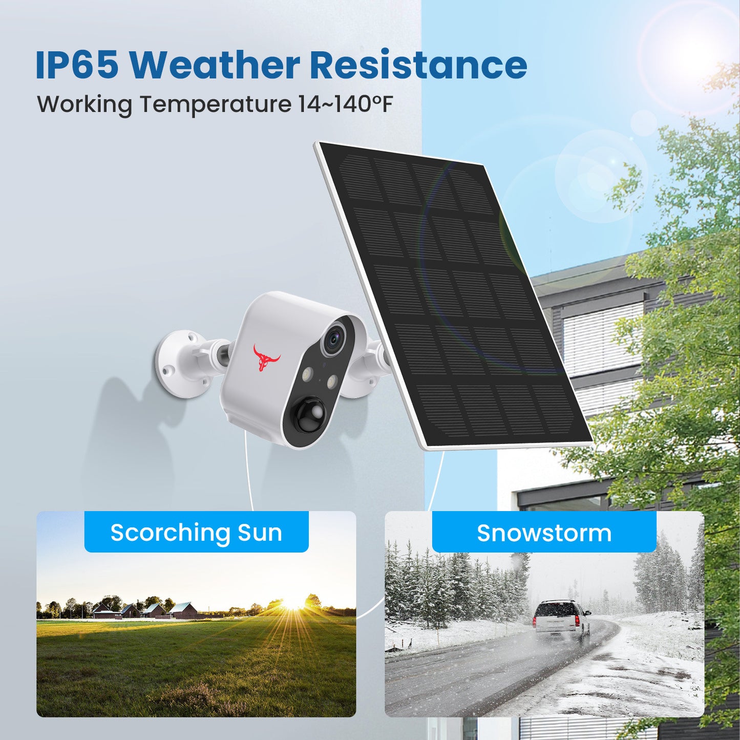 M6 Series Security Camera (Optional Solar Panel)